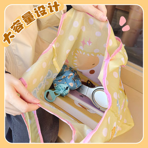 Sac de shopping pliable personnalisé en peluche pour chat, réutilisable, en forme d'animal mignon, sac fourre-tout en peluche douce, sac cadeau promotionnel - Product Image 4