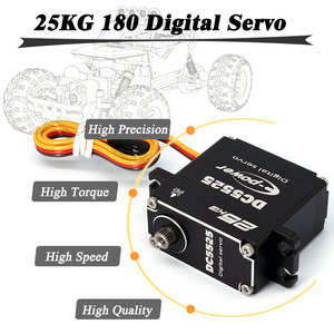 Nhà máy tùy chỉnh bán hàng trực tiếp e-power dc5525 thành phần động cơ Mô-men xoắn lớn bánh răng kim loại 15kg 25kg kỹ thuật số DC <span class=keywords><strong>servo</strong></span> cho RC bộ phận - Product Image 4