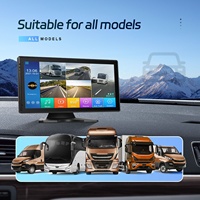 Podofo 10,36 ''DVR 5CH Monitor de coche HD IPS Grabación en bucle monitoreo de estacionamiento BSD + 5 cámaras HD impermeable IP68 para camión/RV/Autobús