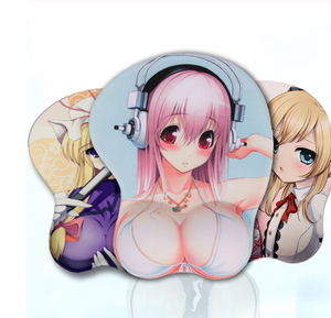Tapis de souris personnalisé avec Photo de fille, gros <span class=keywords><strong>seins</strong></span>, <span class=keywords><strong>dessin</strong></span> animé, Design réel, avec votre propre tapis - Product Image 1