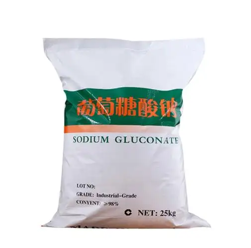Gluconato de sodio en polvo de grado industrial para productos químicos de construcción Gluconato de sodio reductor de agua