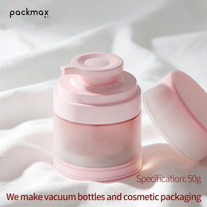 50ml PP Vacuum <b>Pump</b> <b>Bottle</b> – Empty Refillable Cosmetic Lotion <b>Dispenser</b> - Product Image 3