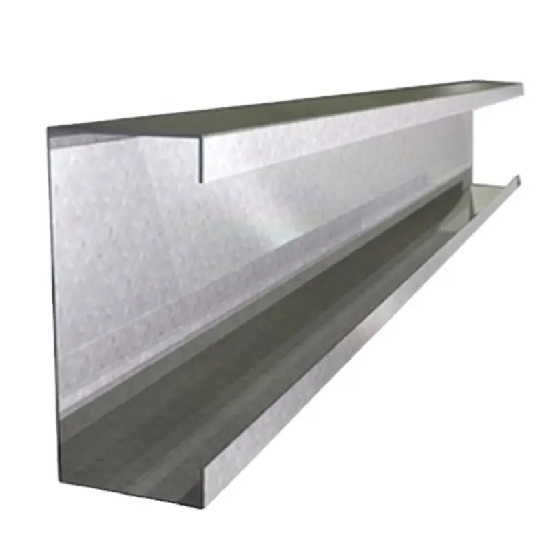 ASTM A36 Galvanized cold formed section steel structural C shape profile channel steel strut Slotted C U Z beam C steel purlin
