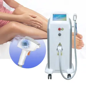 Factory price stationary 808 diode laser hair removal machine alexandrite laser with nd yag