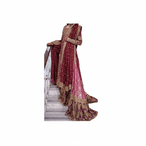 Diseño especial para vestido de dama de honor vestido de novia granadina de encaje gran oferta moda mujer novia OEM Anti personalizado rojo Vintage - Product Image 1