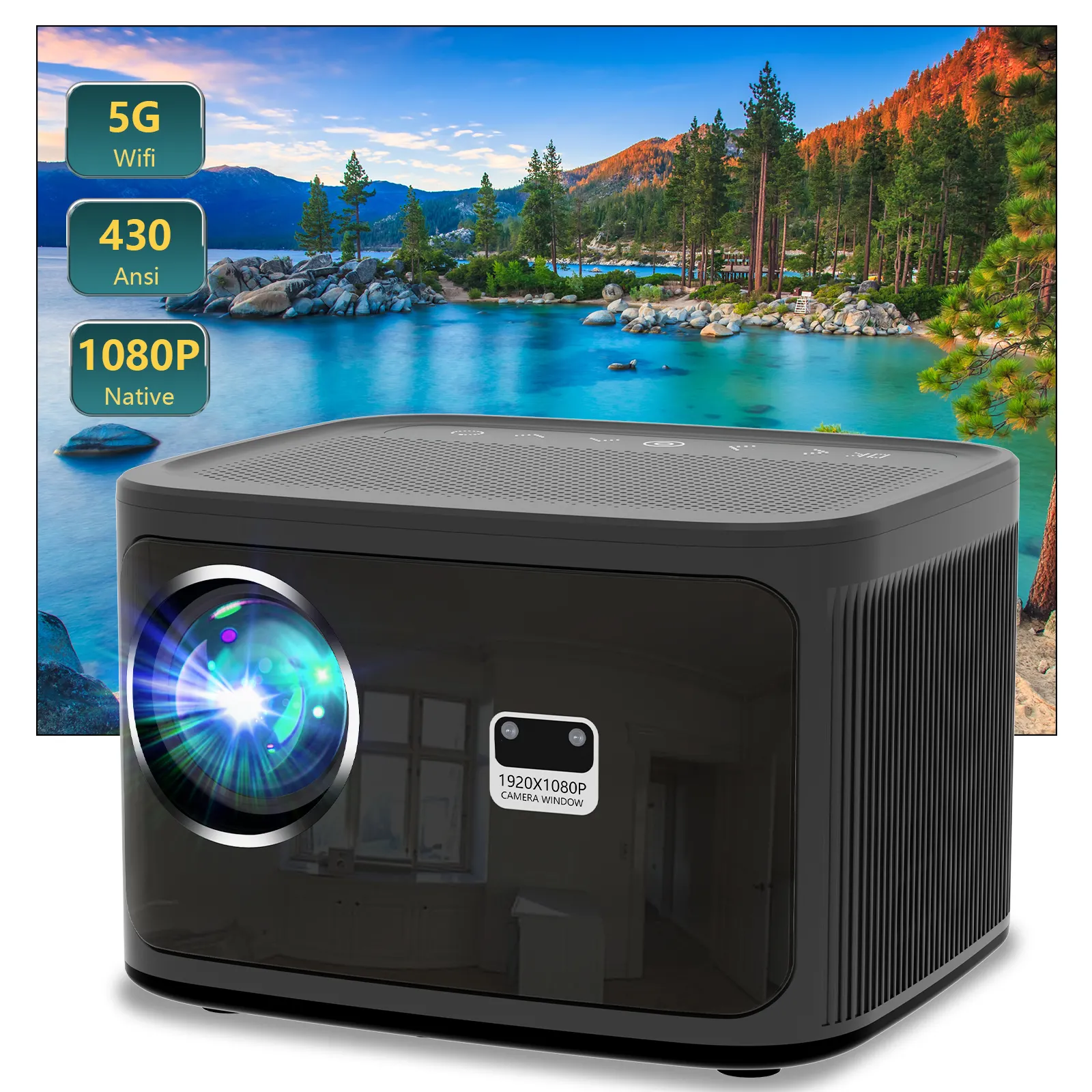 Topfoison tiktok trending products M8 proyector video projector home cinema 2023 auto focus movies wireless bluetooth projector