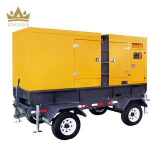 Stamford 16kw loại im lặng di động máy phát điện diesel với điều khiển từ xa smartgen 50Hz Single phase AC 230V/110V/240V/480V - Product Image 3