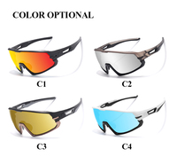 Lunettes de soleil de cyclisme pour hommes personnalisables avec logo, tendance, protection UV400, verres interchangeables, polarisées, pour activités de plein air – Meilleures ventes