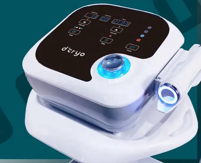 duozi dcryo dcool acool electroporation machine red blue light radio frequency micro current hot cool cryotherapy machine