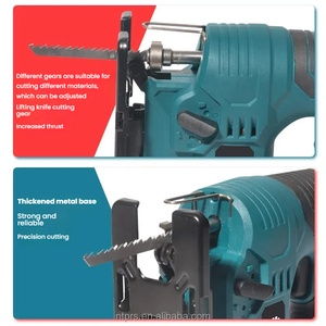 <span class=keywords><strong>Scie</strong></span> électrique multifonctionnelle au lithium Petite machine à découper pour le travail du bois Décoration intérieure Batterie électrique portable - Product Image 4