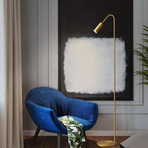 Lampe led autoportante en métal, design moderne, luminaire décoratif d'intérieur, idéal pour un salon, un hôtel ou un médecin k9 - Product Image 3