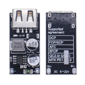 USB Fast quick Charger module DC step down voltage regulator power supply QC2.0 QC3.0