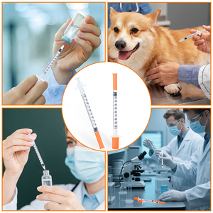 <span class=keywords><strong>Jeringa</strong></span> de <span class=keywords><strong>Insulina</strong></span> Desechable de 1 ml/0,5 ml/0,3 ml, <span class=keywords><strong>Jeringa</strong></span> Desechable U40/<span class=keywords><strong>U100</strong></span> con Aguja de 29G/30G/31G, Puede Usarse en Animales - Product Image 5