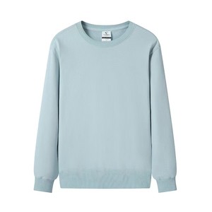 Sweat-shirt à col rond en coton pur européen et américain, poids lourd 300 g/m², 15 couleurs, vente en gros, streetwear automne-hiver - Product Image 3