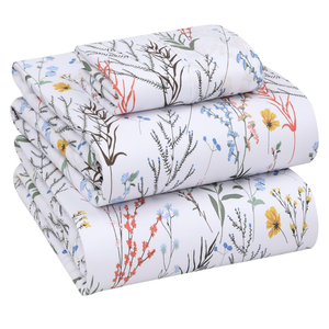 Ensemble de literie 4 pièces en coton polyester de haute qualité pour bébé maternel | Draps de lit imprimés Couvre-lit Couvre-lit | OEKO-TEX - Product Image 6