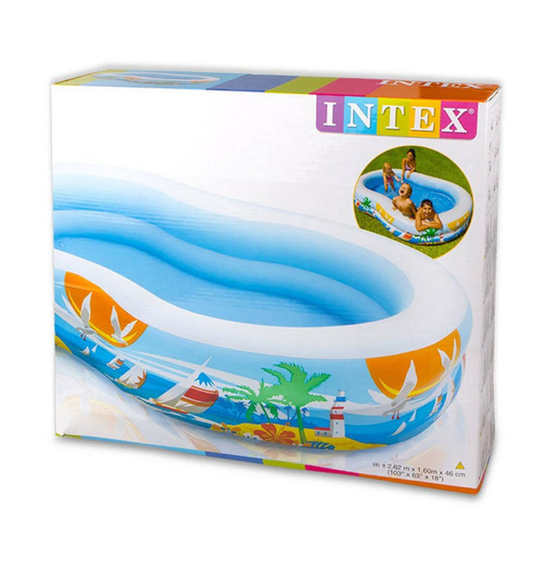 Intex Piscinette Vive La Plongee 2,62 x 1,6 x 0,46M - 56490NP