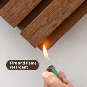 Pannello Murale WPC Moderno e Alla Moda, Serie Decorativa in Impiallacciatura, Ignifugo e Impermeabile, per Uso Domestico - Product Image 4