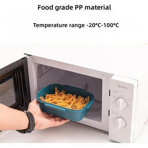 Portable Sealed Lunch Box 2Tier Lattice Microwave Available Heating Student Office Staff Fruit Food <b>Containers</b> with Forks Spoons - Product Image 6