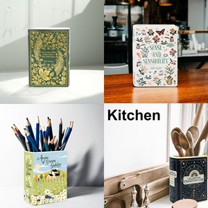 Bình gốm hình dạng cuốn sách Bình đặt cho trang trí nội thất Bookmark lưu trữ bán buôn hiện đại trang trí nội thất kinh điển Bình gốm - Product Image 3