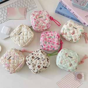 Bolsa de almacenamiento para servilletas sanitarias con diseño de niña de dibujos animados, gran capacidad, portátil, de poliéster, diseño moderno y sencillo - Product Image 2