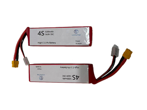 بطارية ليثيوم أيون أصلية من الشركة المصنعة 35C RC <span class=keywords><strong>Lipo</strong></span> بسعة 5200 مللي أمبير في الساعة 4S 14.8 فولت للروبوتات والألعاب السباقية والطائرات بدون طيار - Product Image 3
