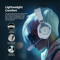 Casque de jeu filaire Havit H2230D de qualité esports, 50 mm, sensibilité de 116 dB, microphone flexible détachable, compatible avec PC