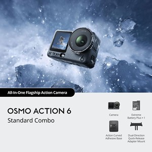 <span class=keywords><strong>Osmo</strong></span> Action 6 Combo Estándar, Cámara de Acción 4K, Cámara Deportiva Resistente al Agua para Exteriores - Product Image 1