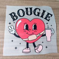 Vente en gros Sérigraphie Saint Valentin Transfert DTF Conception en gros Film transparent personnalisé DTF Transfert de chaleur pour vêtement