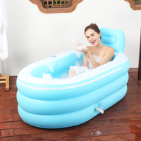 Baignoire gonflable pliable pour adultes, baignoire avec Portable