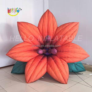 Belle fleur colorée gonflable pour café Bar discothèque magasin décoration scène fête activité fleur gonflable - Product Image 2