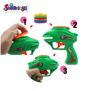 Pistola Giocattolo con Proiettili in Schiuma Morbida e Dischi di Plastica - Product Image 3