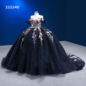 RSM222240 Vestido de Noche Formal con Estampado Floral, Manga Corta, para Fiesta, Graduación, Baile de Gala - Product Image 3
