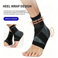Attelle de cheville réglable en nylon pour le sport et le fitness, protection des ligaments avec fonction de stabilisation – Offre Spéciale