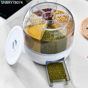 Boîte de Rangement Rotative Classique de Haute Qualité pour Riz, avec Compartiments, Anti-Humidité et Scellée, Idéale pour la Maison - Vente Chaude - Product Image 3