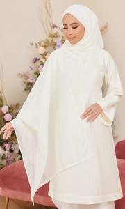 SIPO 2023 vente en gros Baju Raya moderne mode dentelle Design femmes musulmanes à manches longues Baju Kurung malaisie et Kebaya Kurung robe - Product Image 4