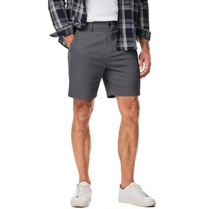 FOXA Mens Casual Cotton Twill Cargo Shorts <b>Mid</b> Waist Breathable Pockets Men's Shorts - Product Image 1
