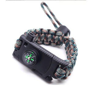 Pulsera de Supervivencia con Cuchillo, Pedernal, Brújula, Silbato y Hebilla para Campismo y Senderismo al Aire Libre - Product Image 5