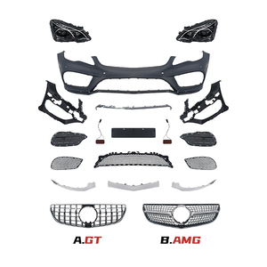 Pour Mercedes-Benz <span class=keywords><strong>E200</strong></span> Coupé W207 AMG : Kit carrosserie à visser (pare-chocs avant/arrière, jupes latérales) avec découpes pour capteurs d'aide au stationnement - Product Image 4