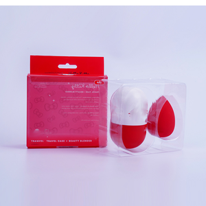 Прозрачная пластиковая коробка из ПВХ для косметического миксера, губка для макияжа, пластиковая коробка для упаковки - Product Image 3