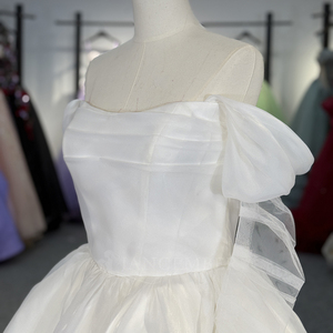Robe de soirée d'été blanche haut de gamme Dy5952 avec jupe tutu française, robe courte pour fête d'anniversaire, fonction antistatique Jancember - Product Image 3