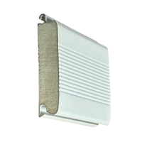 Panneau de porte en acier fiable de 77 mm pour volet roulant de garage, portail de sécurité, isolation thermique, réduction du bruit, moderne pour villa