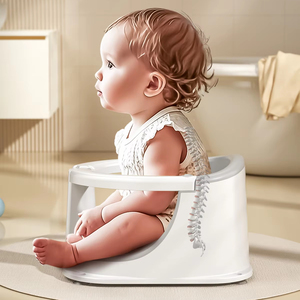 Siège de <span class=keywords><strong>bain</strong></span> pour bébé avec thermomètre et garde-corps de sécurité antidérapant Chaise de <span class=keywords><strong>bain</strong></span> pour tout-petits et enfants - Product Image 2