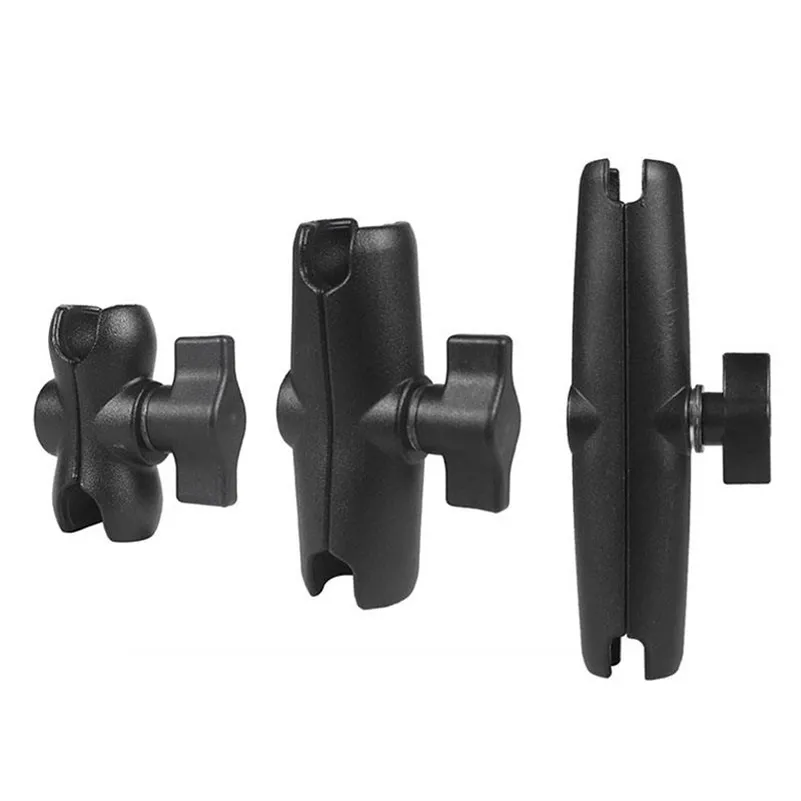 6 ซม.9 ซม.อะแดปเตอร์บอลรถจักรยานยนต์Double Socket Arm Mountจักรยานผู้ถือโทรศัพท์มือถือจักรยาน 1 นิ้วฐานBall RAM Mount