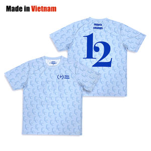 Camiseta de Fútbol Personalizada con Diseño Sublimado, Transpirable, de Manga Corta, Cuello Redondo Clásico - Product Image 1