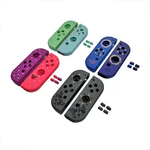 Carcasa de repuesto para consola Nintendo Switch, carcasa de mando de Joycon, color amarillo y azul limitado