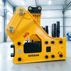 Marteau briseur hydraulique latéral SB70 pour la construction et l'exploitation minière, avec ciseaux de démolition, roulements de pompe inclus, pour engins de 16 à 21 tonnes - Product Image 1