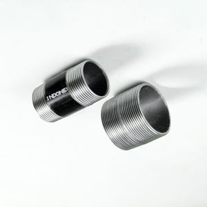 INONE Gerader Rohrverbinder mit Außengewinde, NPT-Gewinde, Hochdruck, korrosionsbeständig, polierte Oberfläche, Sanitär, Wasserversorgung, 4 Zoll - Product Image 1