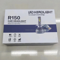 Éclairage LED haute puissance 150W pour les automobiles Nouveaux phares et ampoules LED en aluminium populaires Accessoires de voiture en gros