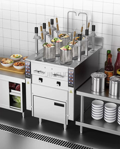 Equipo de cocina comercial con calefacción eléctrica a Gas, cocina Ramen, estufa hirviendo para Fideos, máquina de Pasta - Product Image 2