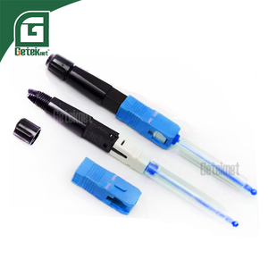 Connecteur de <span class=keywords><strong>fibre</strong></span> optique rapide GETEKnet bleu ODM OEM UPC SC pour intérieur/extérieur FTTH, fabriqué en Chine - Product Image 2